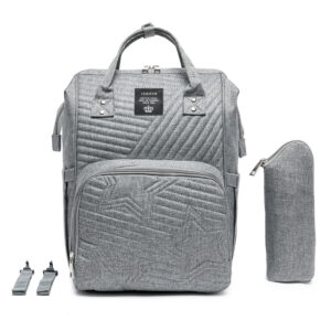 Mochila Bolsa Maternidade Bebê Lequeen Multifuncional Star Reforçada