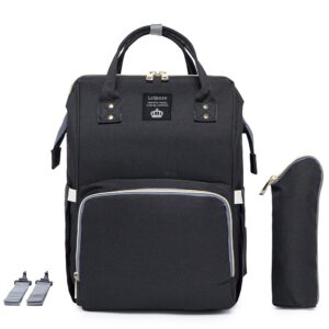 Mochila Bolsa Saída Maternidade Lequeen Bebê Com Porta Mamadeira