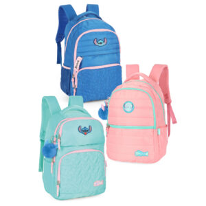 Mochila De Costas 45x32cm Laptop Disney Stitch Luxcel Luxcel