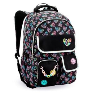 Mochila Escolar De Costas Juvenil Grande Reforçada Com Divisórias