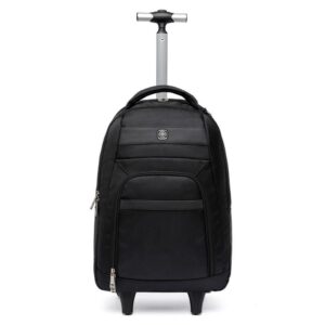 Mochila Executiva Viagem Masculino Rodinhas Alça Costas Notebook