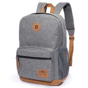 Mochila Hang Loose Cinza Moda Casual Unissex Escolar