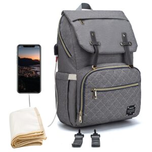 Mochila Maternidade Lequeen Original Trocador Gancho Usb Feminina