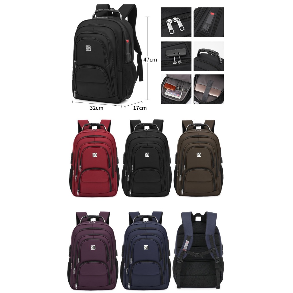 Mochila Notebook Executiva Escola Impermeavel Resistente Costura — Bolsas e Mochilas