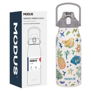 Modus Garrafa Térmica Grande Capacidade 1.7L Inox 304 Para Academia