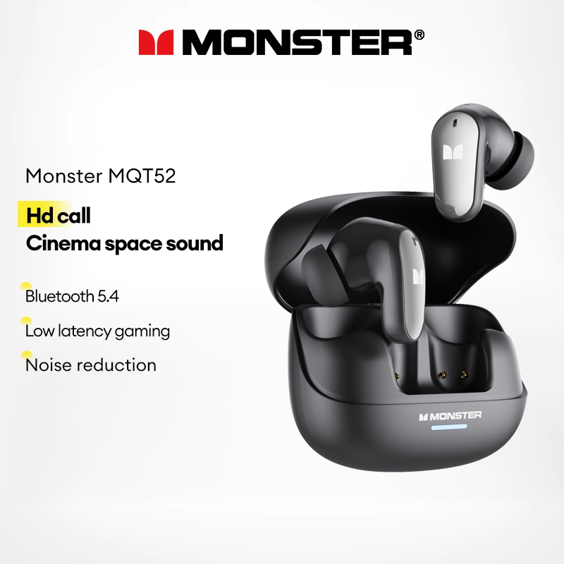 Monster MQT52 Fone De Ouvido Intra-Auricular Sem Fio Bluetooth Com
