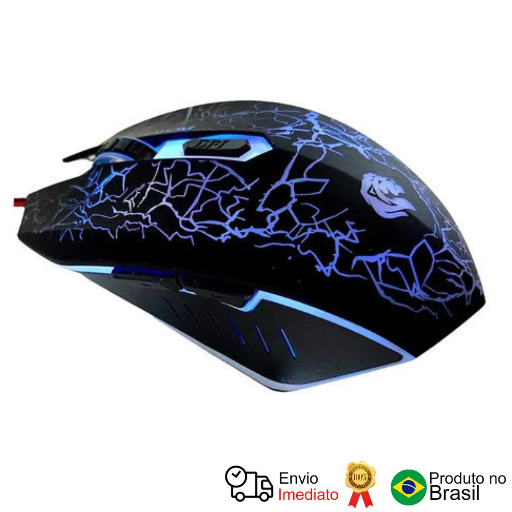 Mouse Gamer 6 Botões Mu2912 2400Dpi Hayom