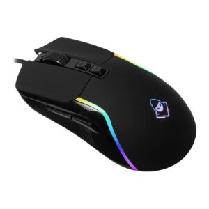 Mouse Gamer Mancer Lead C1, RGB, 12400DPI, 7 Botoes, Preto