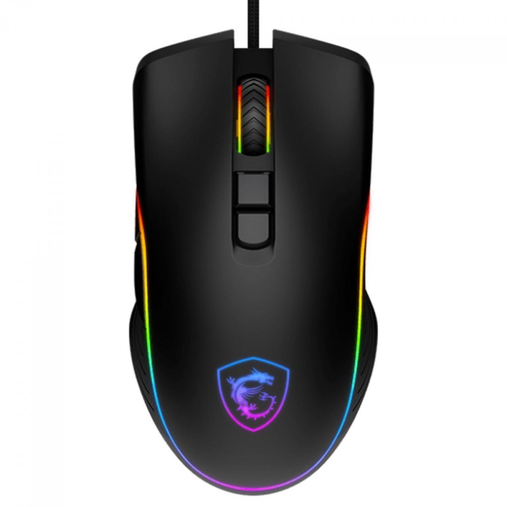 Mouse Gamer Msi Forge GM300, RGB, 7200 DPI, 7 Botões, Preto, Forge — Informática