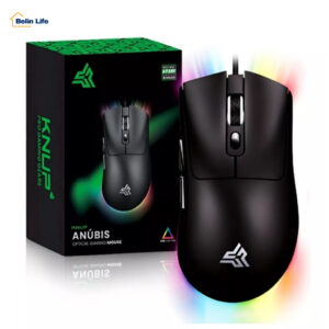 Mouse Gamer Óptico RGB 7200 DPI Ultra Leve 61g Design Colmeia