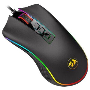 Mouse Gamer Redragon Cobra Chroma 10dpi com LED RGB 7 Botões