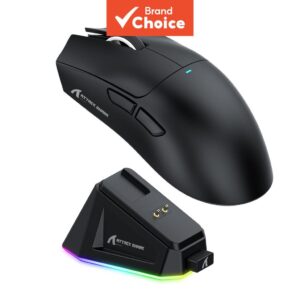 Mouse Gaming Sem Fio Attack Shark 22.000 DPI, RGB, 63 g ultraleve