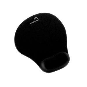 Mouse pad com apoio em gel Preto pequeno Multi