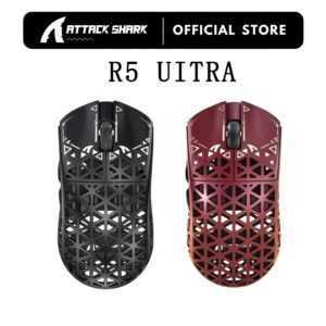 Mouse Para Jogos Sem Fio Attack Shark R5 8K 42K Max Sensor-39g Design