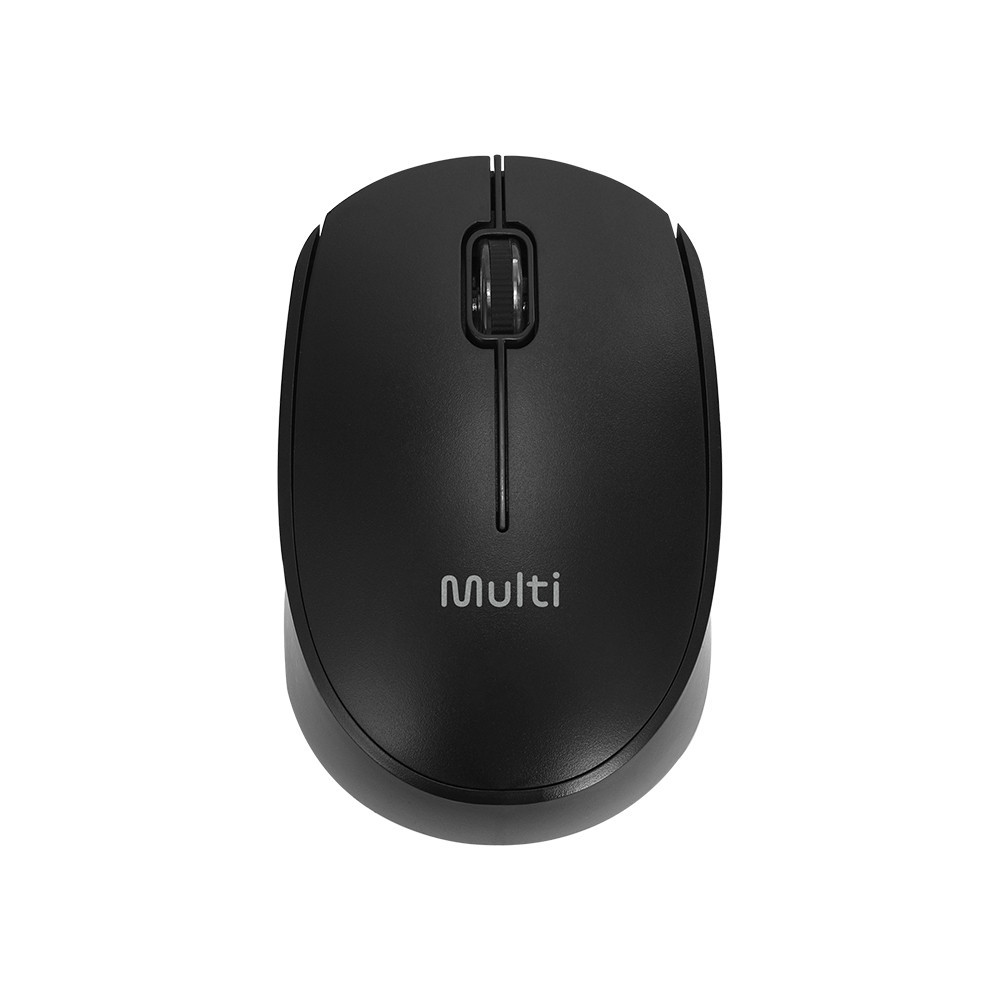 Mouse Sem Fio USB 2.4GHZ 1600 DPI Preto Multi