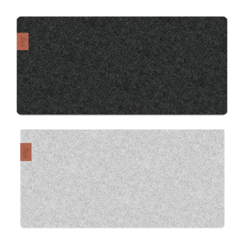 Mousepad Deskmat Feltro 60x30cm Elg Antiderrapante com Porta Copo