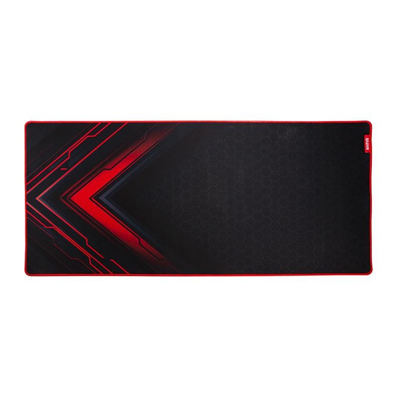 Mousepad Marvo G48 Blaze, 900x400x3mm, Preto e Vermelho