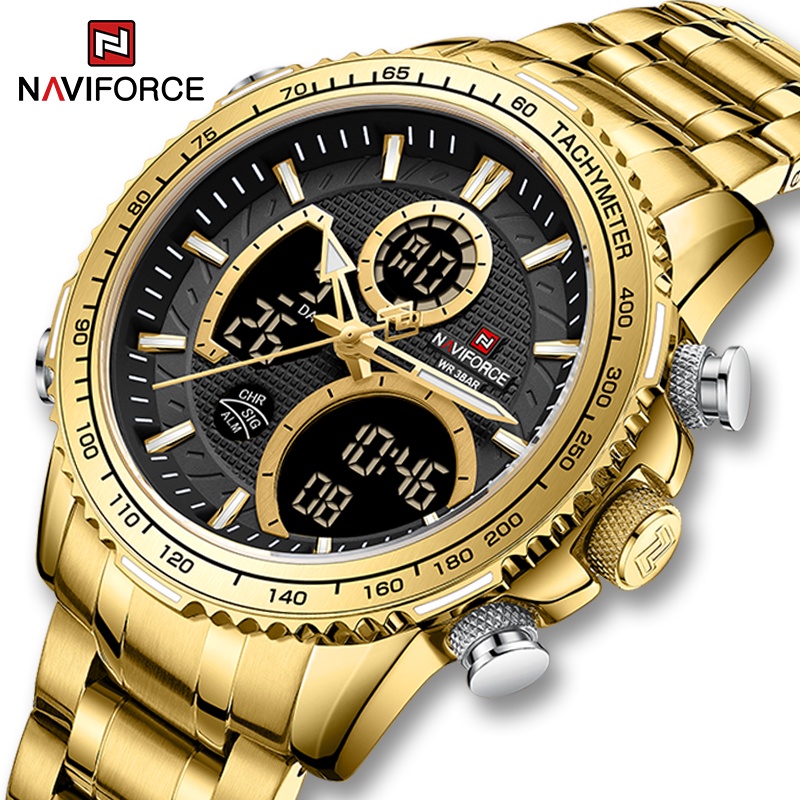 Naviforce 9182 Homens Observam Relógios De Pulso Masculinos De Luxo