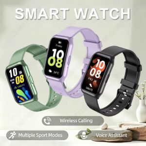 Novo Smartwatch Esportivo para Mulheres e Homens: Chamada Bluetooth