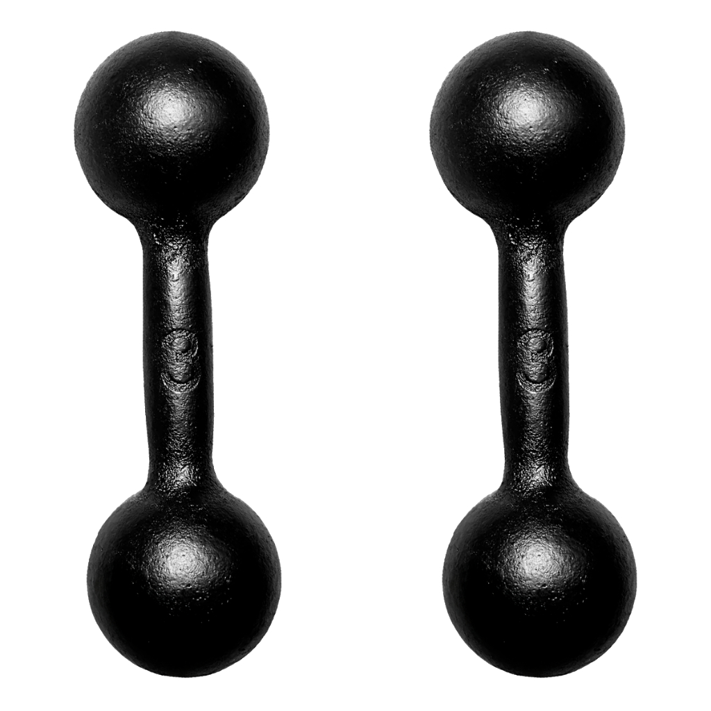 Par Halter Bola Pintado 3kg Treino Musculação Peso Livre Funcional