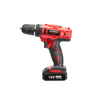 Parafusadeira e Furadeira Power Tools Mandril 10mm Maleta Bateria 12V