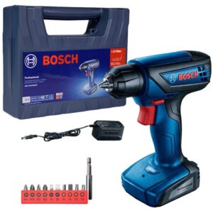 Parafusadeira Furadeira GSR1000 a Bateria 12V Bosch Maleta