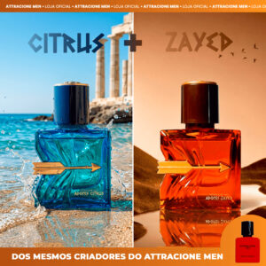 Perfume Attracione Men Kit Adonis Zayed e Adonis Citrus- Lançamento