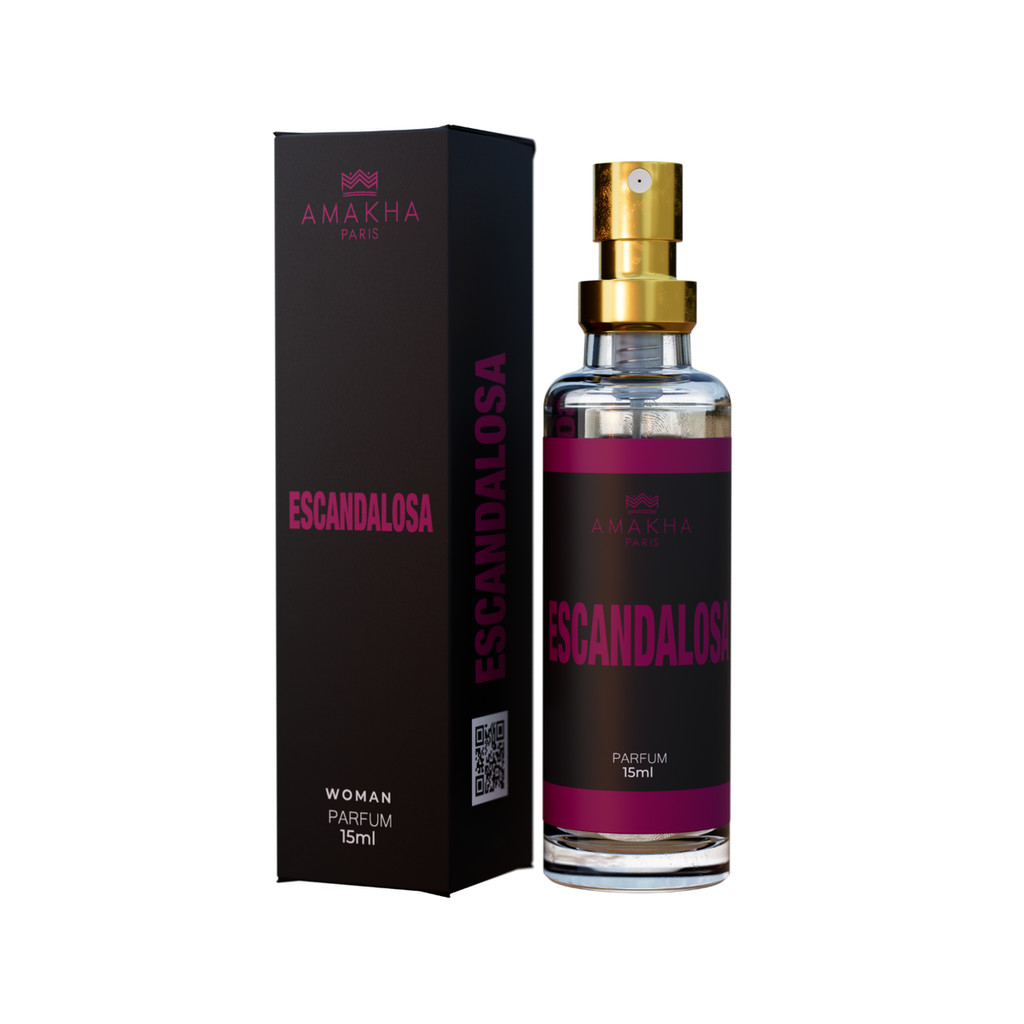 Perfume Feminino Escandalosa 15ml Amakha Paris Chipre Floral Marcante