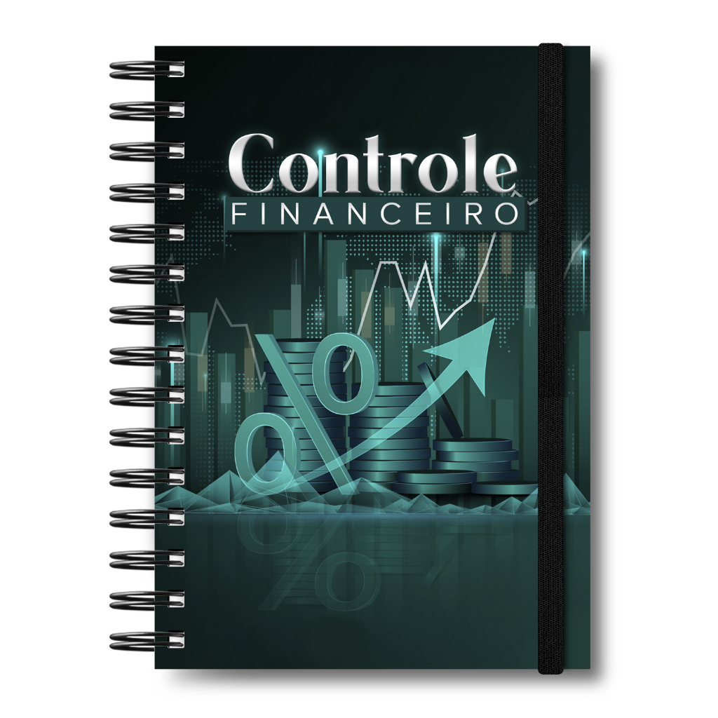 Planner Controle Financeiro Caderno Anotações Minhas Finanças Meus