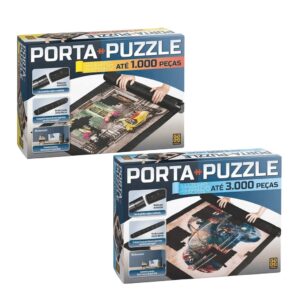 Porta Puzzle Jogo Quebra Cabeça Grow Brinquedo Colecionável Quadro