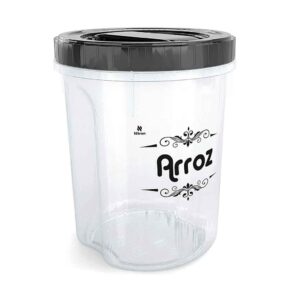 Pote Organizador Arroz Acoplado com Rosca 2L para Mantimentos e