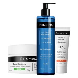 Principia Kit Hidratação c Gel de Limpeza Creme Hidratante Corporal