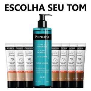 Principia Kit Rotina Poderosa Escolha seu tom c Gel de Limpeza