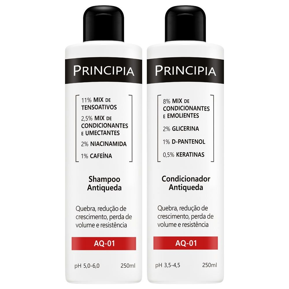 Principia Kit Shampoo e Condicionador Antiqueda
