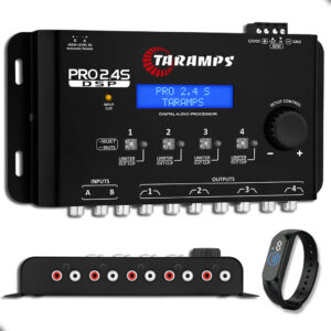 Processador de Áudio Taramps Profissional Pro 2.4s 4 Vias de Saída