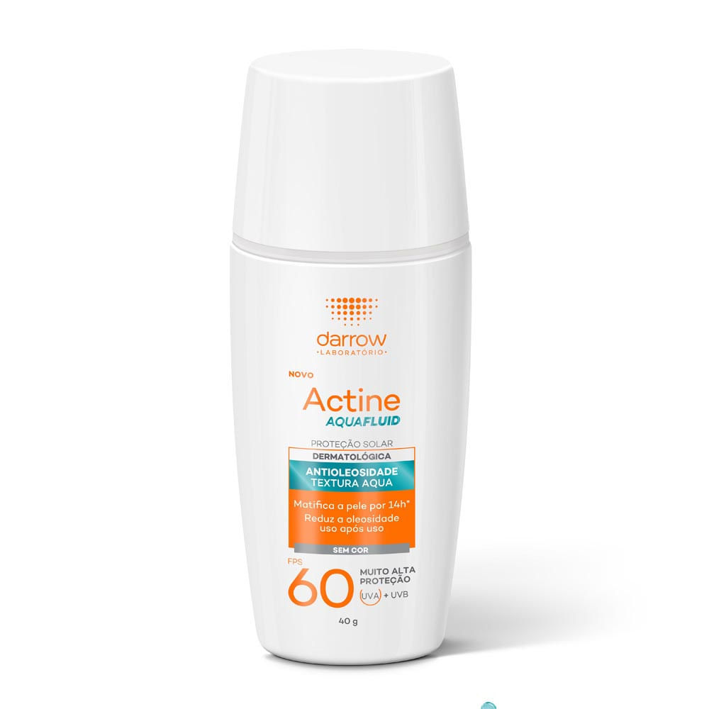 Protetor Solar Actine Aquafluid Fps 60 sem Cor 40g — Skincare
