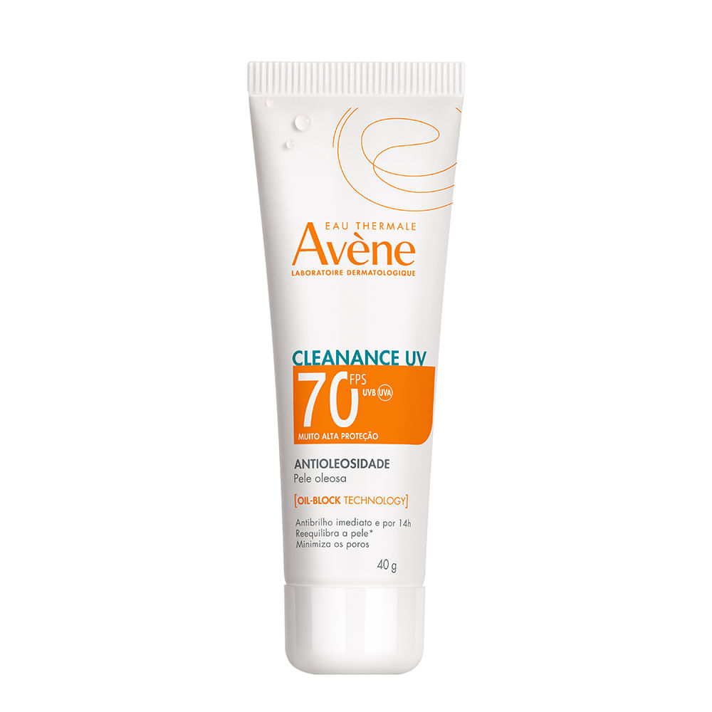 Protetor Solar Avène Cleanance UV Antioleosidade Fps 70 40g — Skincare