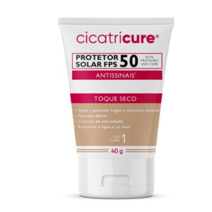 Protetor Solar Cicatricure Antissinais Cor Clara 1 Toque Seco 40g