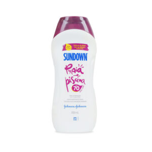 Protetor Solar Corpo e Rosto Sundown® Praia e Piscina Fps 70, 200mL