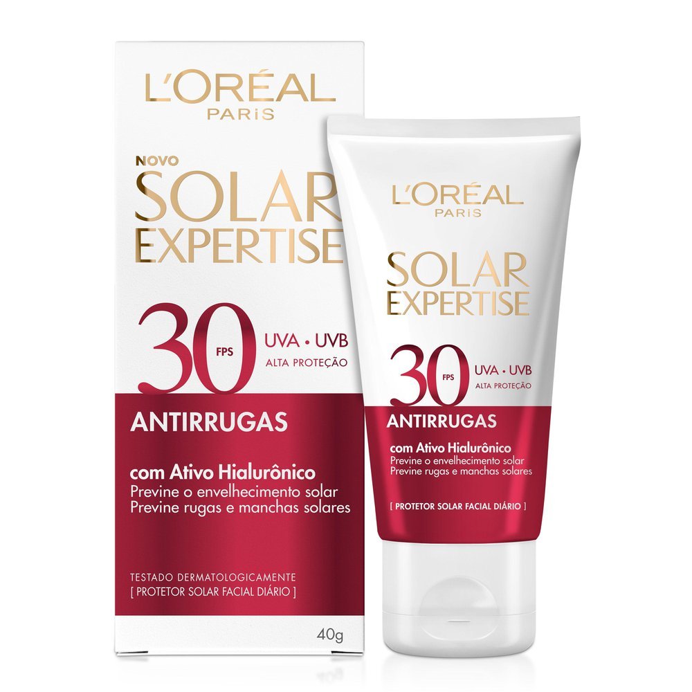 Protetor Solar Facial L'Oréal Solar Expertise Antirrugas Fps 30 Creme