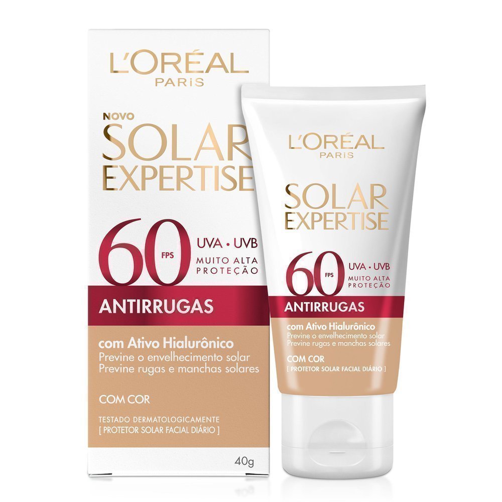 Protetor Solar Facial L'Oréal Solar Expertise Antirrugas Fps 60 com