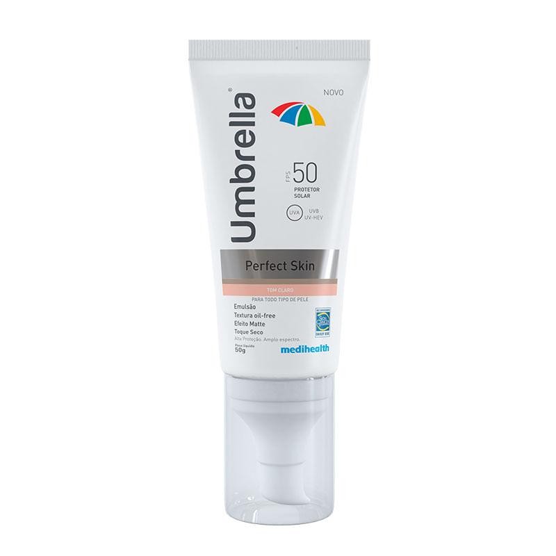 Protetor Solar Facial Umbrella Perfect Skin Tom Claro 50g