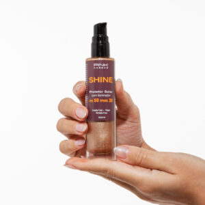 Protetor Solar Filtro Solar Iluminador Corporal Shine Pink Cheeks