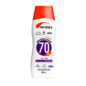 Protetor Solar Fps 70 120ml Nutriex