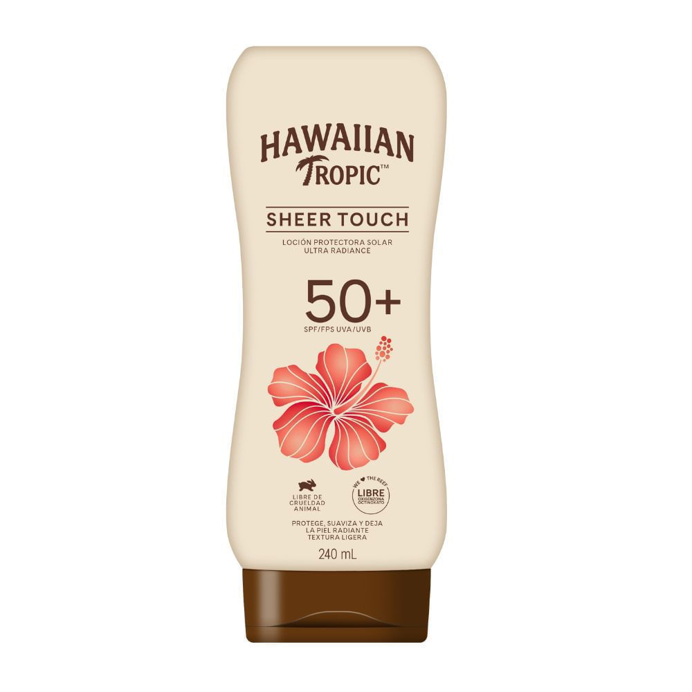 Protetor Solar Hawaiian Tropic Sheer Touch Fps 50+ com 240ml