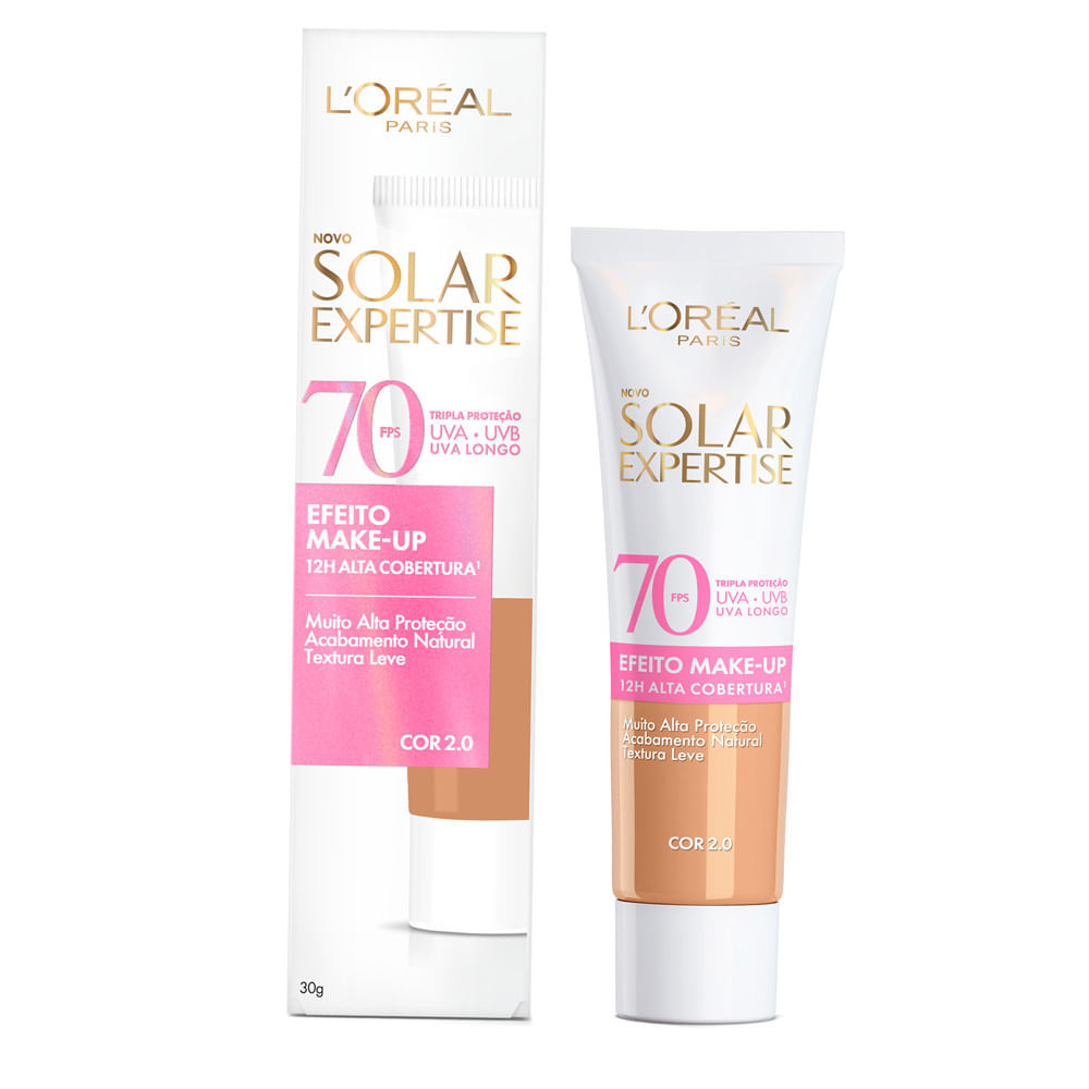 Protetor Solar L'Oréal Paris Solar Expertise Efeito Make Up Cor 2.0