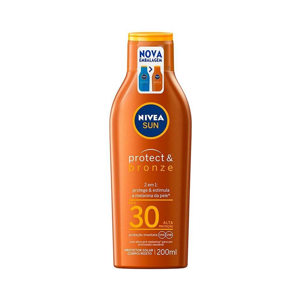 Protetor Solar Nivea Sun Protect Bronze 200ml