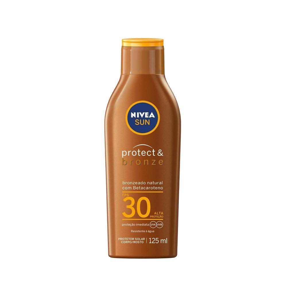 Protetor Solar Nivea Sun Protect Bronze Fps 30 125ml