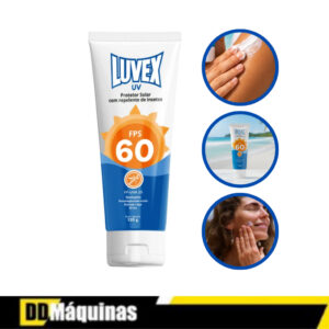 Protetor Solar Uv Fps 60 Com Repelente 120g Luvex