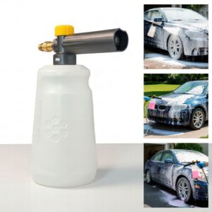 Pulverizador Canhão de Espuma Shampoo Car Wash com Conector G1 4 Alta